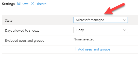 Authentication Methods Policy Microsoft Managed Settings